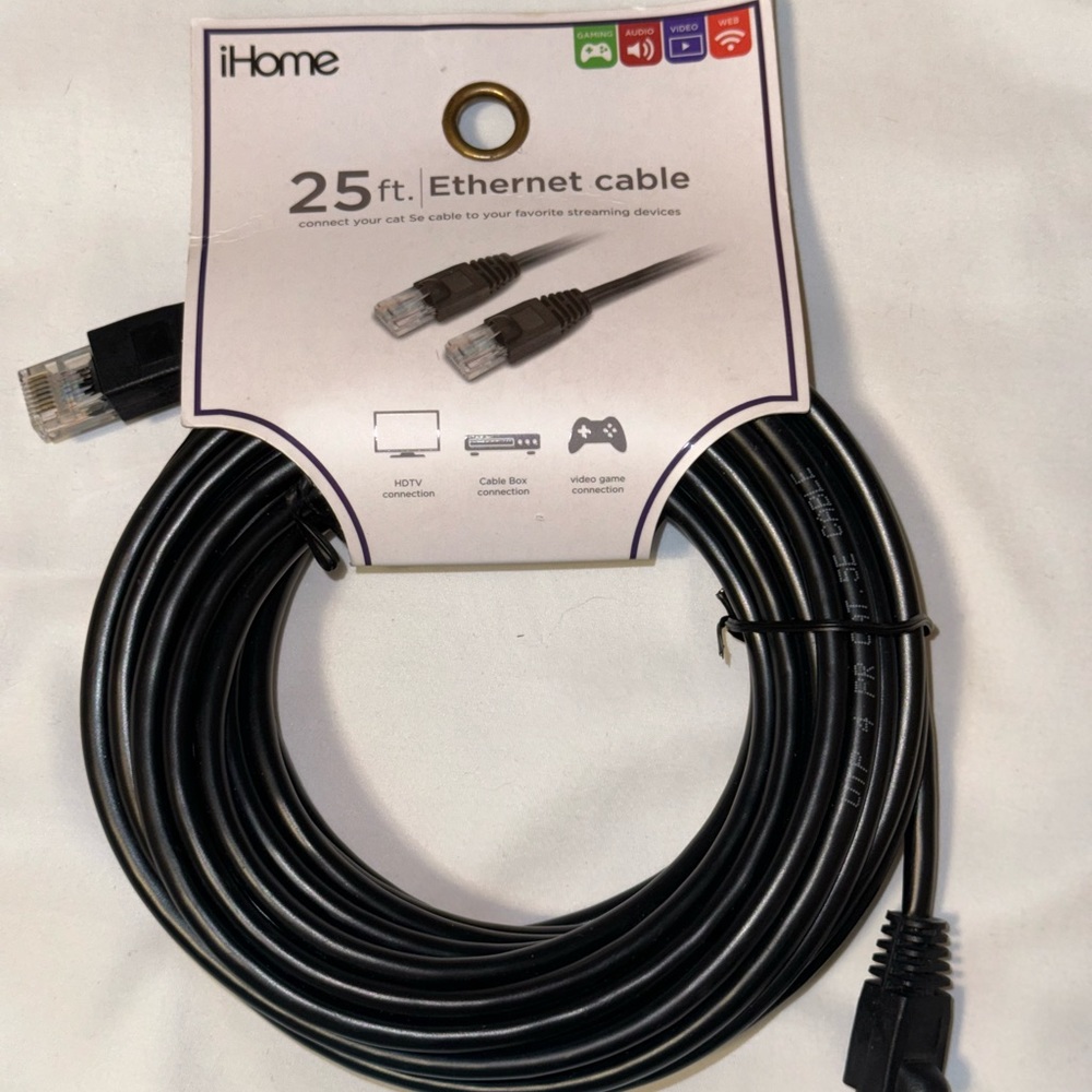 iHome Ethernet Cable 25ft